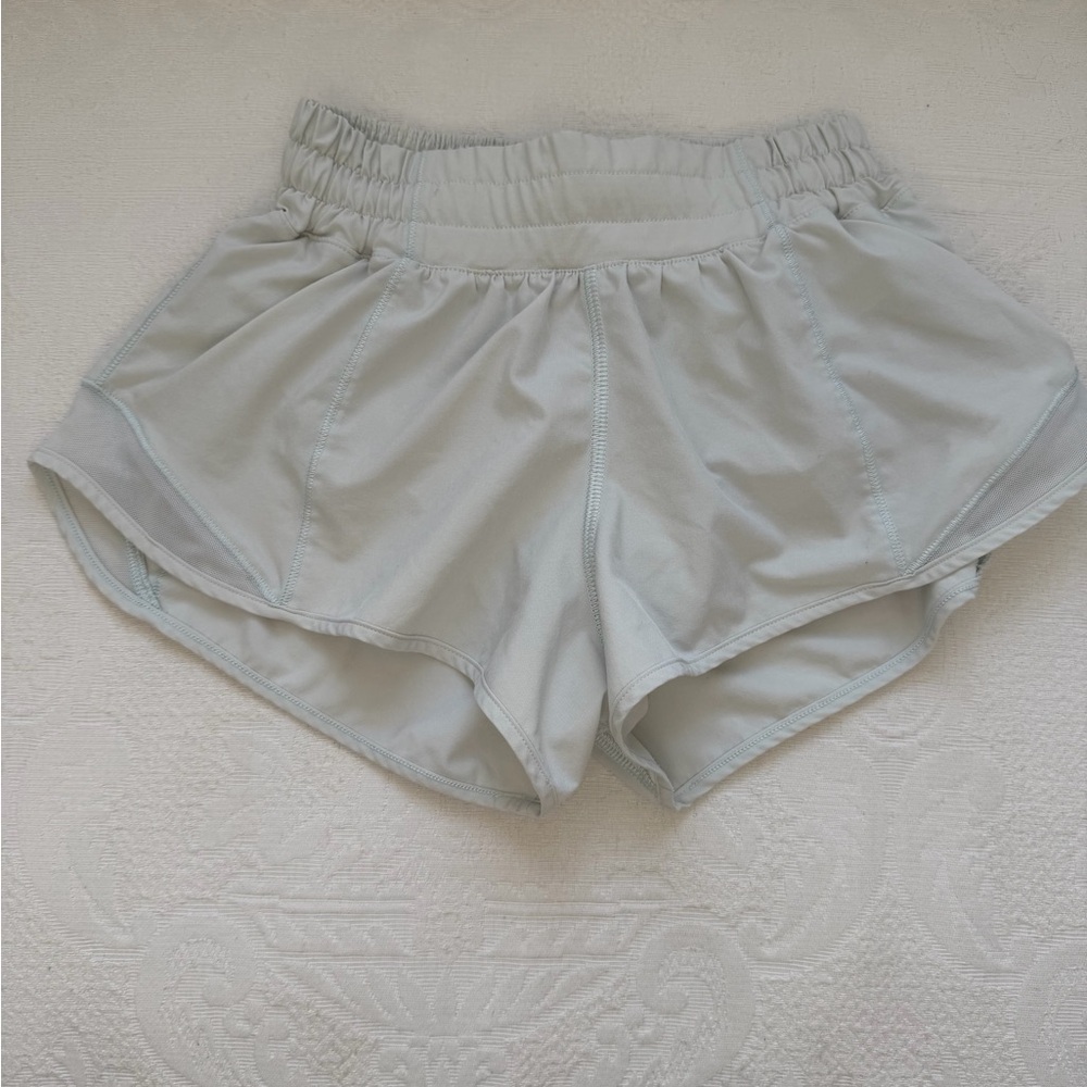 Lululemon Athletica Light Gray Athletic Shorts